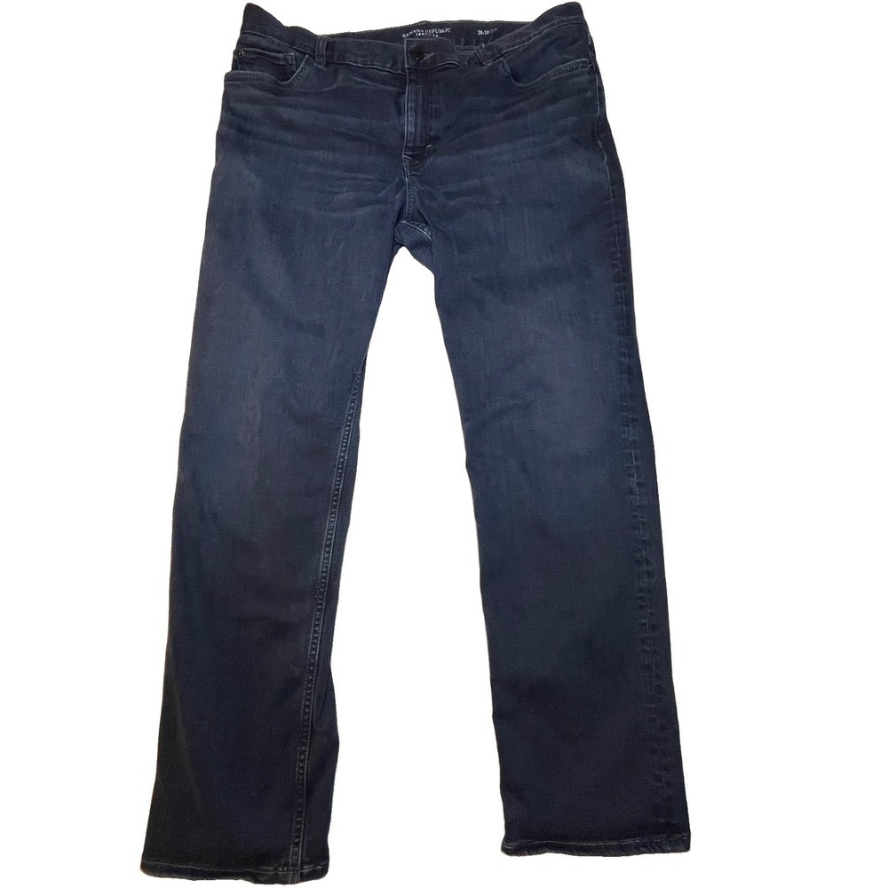 Banana Republic Traveler Slim Fit Dark Blue Jeans Men's 36x30